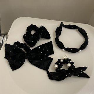Velvet Bow Scrunchie / Headband