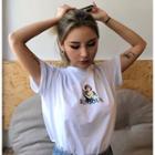 Cupid-print T-shirt