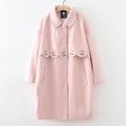 Embroidered Collared Coat