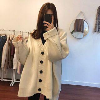 Stitched Trim Cardigan