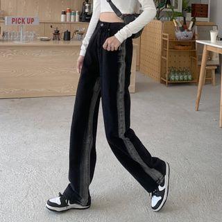 High Waist Tie Dye Jeans