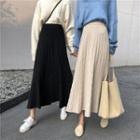 High-waist Knit Skirt - 2 Colors