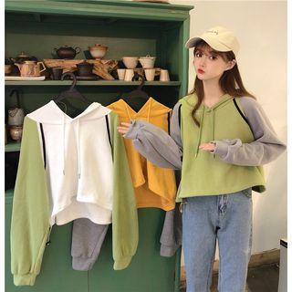 Raglan Crop Hoodie