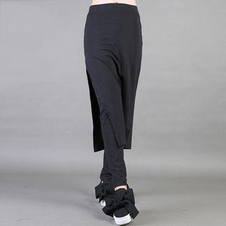 Mock Two-piece Pants
