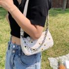 Mini Floral Plaid Chain Shoulder Bag