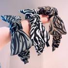 Zebra Print Bow Headband