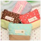 Floral Print Panel Coin Purse