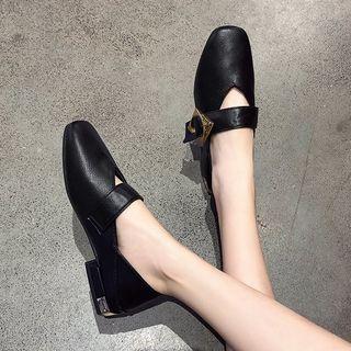 Low-heel Strap Shoes