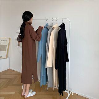 Turtleneck Knit Dress (various Designs)