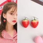 Acrylic Strawberry Dangle Earring
