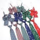 Christmas Bow Tie / No Tie Neck Tie