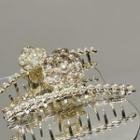 Faux Pearl Hair Claw Camellia - Gold - One Size