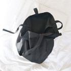 Plain Canvas Tote Bag Black - One Size