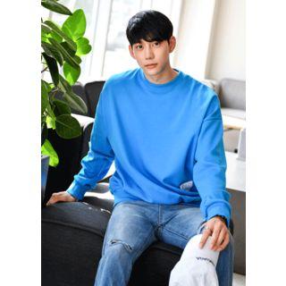Logo Print Patch Pullover