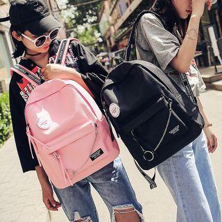 Chained Canvas Backpack