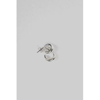 Chunky Open-hoop Earring Silver - One Size