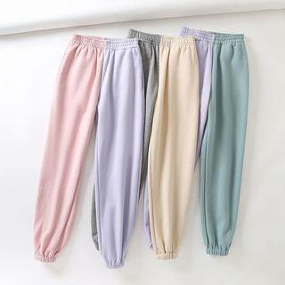 High-waist Color-block Sweatpants