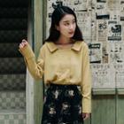 Double-breasted Blouse Curcumin - One Size