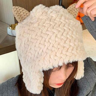 Fluffy Ear Flap Hat