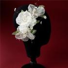 Wedding Flower Hair Clip / Headband / Set 2 Pcs - Hair Clip - One Size / 1 Pc - Hair Stick - One Size