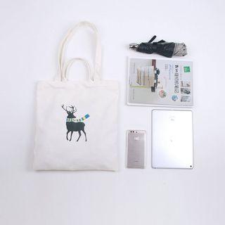 Deer Print Tote Bag