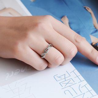 Braided Ring 001 - Silver - One Size