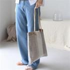 Pattern Woven Shopper Bag