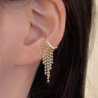 Fringed Clip On Earring 1 Pc - Gold - One Size