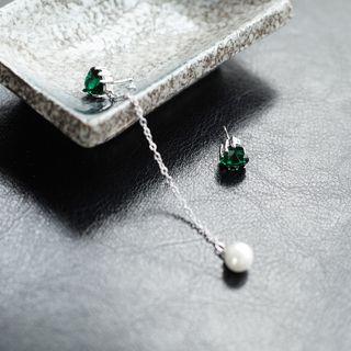 Crystal Non-matching Earrings