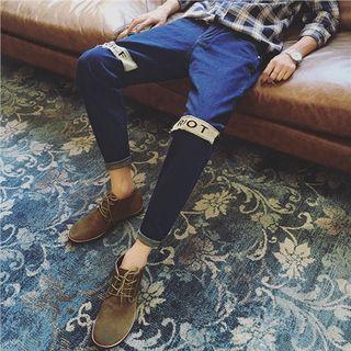Applique Tapered Jeans