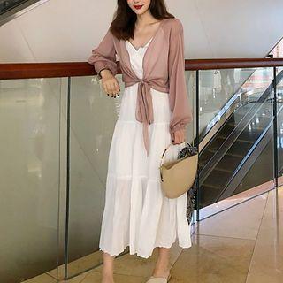 Straapy Midi Dress / Light Jacket