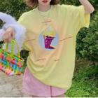 Ice Cream Print T-shirt