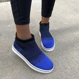 Knit High-top Shoes