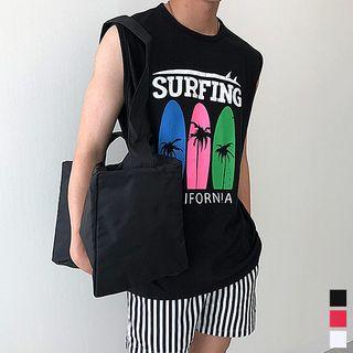 Surfing Printed Sleeveless Top