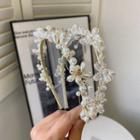 Flower Faux Pearl / Faux Crystal Headband