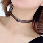Lace Choker Dx1911 - Black - One Size