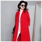 Appliqu  Snap Button Coat