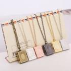 Openable Book Necklace