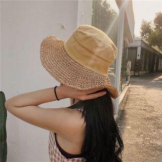 Straw Panel Sun Hat