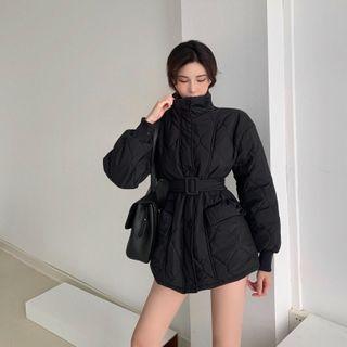 Quilted Zipped Coat