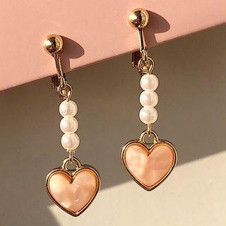 Sweetheart Drop Earrings / Non-piercing Earrings