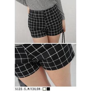 Checked Shorts