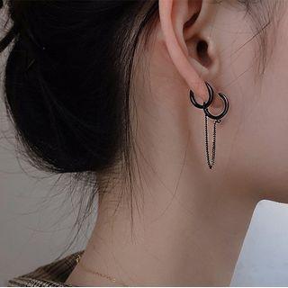 Black Chain Earring