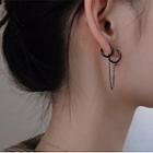 Black Chain Earring