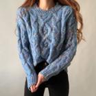 Chunky Knit Melange Sweater