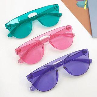 Plastic One-piece Sunglasses