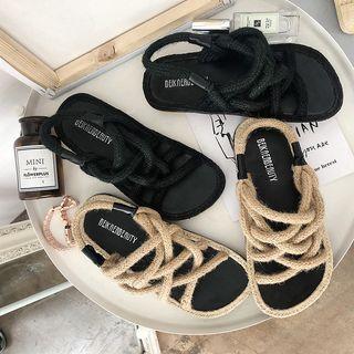 Rope Gladiator Sandals