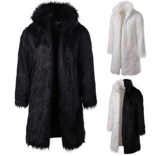 Faux-fur Loose Coat