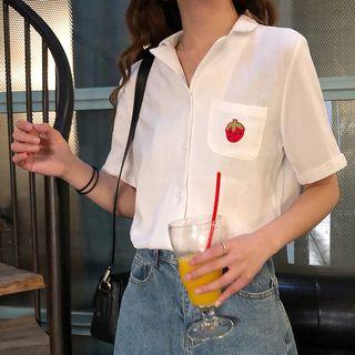 Short Sleeve Logo Blouse
