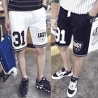 Contrast Number Shorts